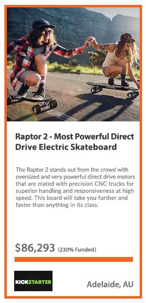 Raptor Electic Skateboard